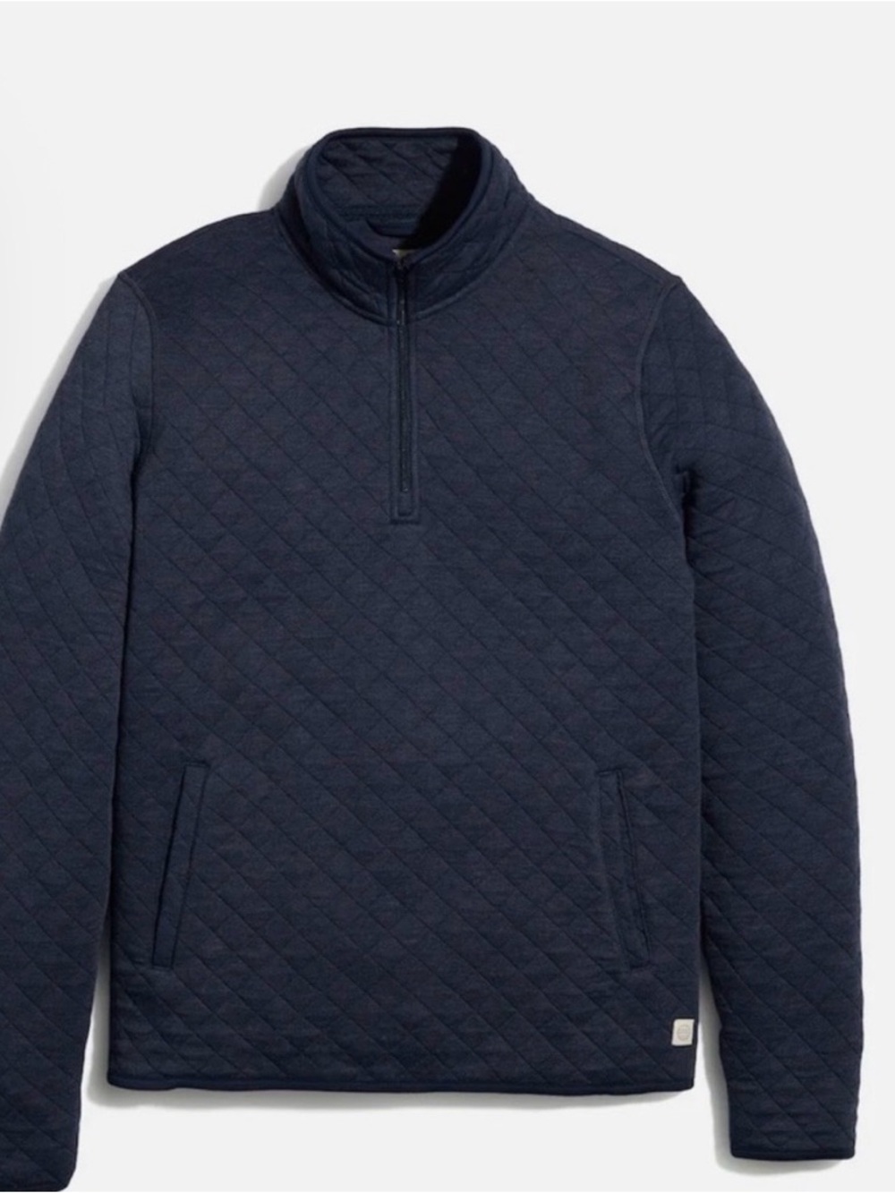 Marine Layer Navy Heather
Mens Corbet Quilted Quarter
Zip